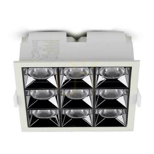 Prüfen V-TAC Downlight SAMSUNG CHIP 36W UGR19 CRI90+ 12st VT-2-36 5700K 2880lm 5 Jahre Garantie