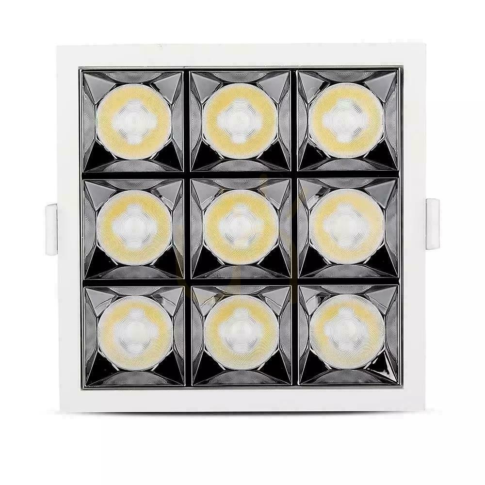 Aussicht V-TAC Downlight SAMSUNG CHIP 36W UGR19 CRI90+ 36st VT-2-36-1 5700K 2880lm 5 Jahre Garantie V-TAC Downlight SAMSUNG CHIP 36W UGR19 CRI90+ 36st VT-2-36-1 5700K 2880lm 5 Jahre Garantie