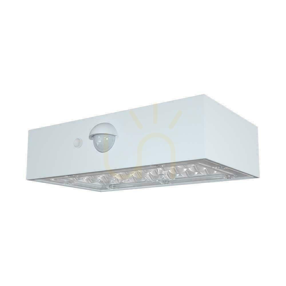 Prüfen Solar V-TAC 3W CCT Bewegungsmelder Weiß VT-403 3000K-4000K 350lm Garten Wandlampe. Solar V-TAC 3W CCT Bewegungsmelder Weiß VT-403 3000K-4000K 350lm Garten Wandlampe.