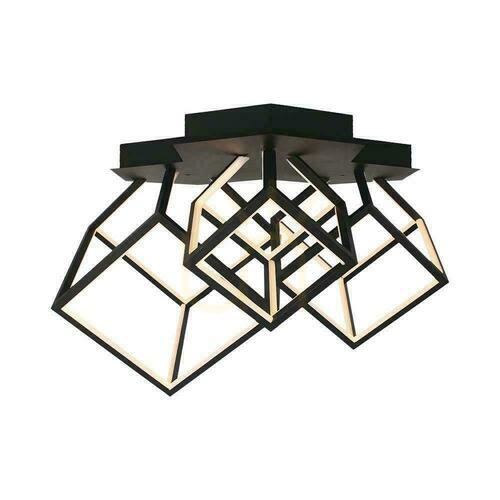 Prüfen V-TAC 46W LED-Deckenleuchte Schwarz VT-7921 3000K 4900lm