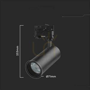 3F V-TAC 30W LED Bus-Systemleuchte 35st CCT CRI90+ Schwarz VT-47030 2700K-4000K-6500K 2900lm small 3