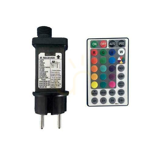Prüfen V-TAC Garten Girlande (String) LED 13mb 15x0.5W IP44 VT-713S RGB 30lm
