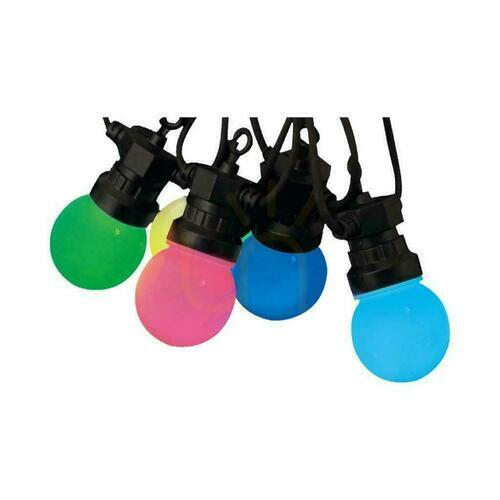 Prüfen V-TAC Garten Girlande (String) LED 13mb 15x0.5W IP44 VT-713S RGB 30lm