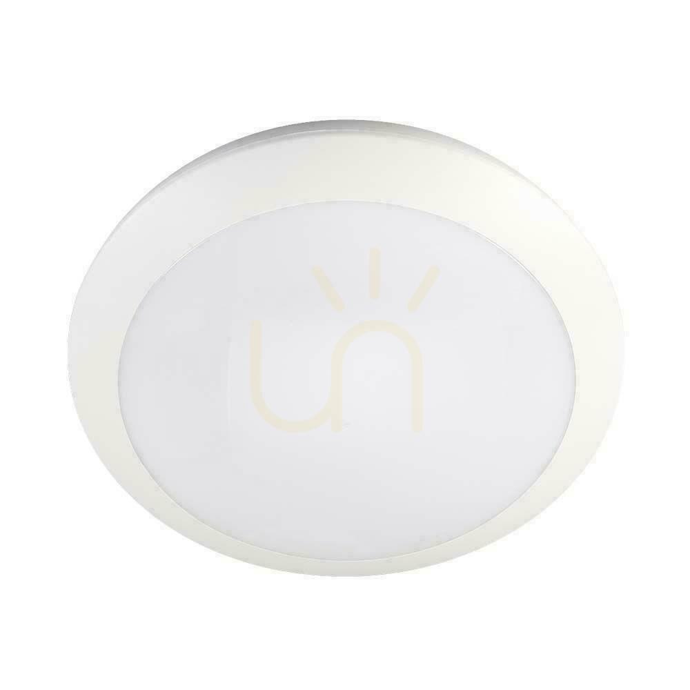 Prüfen Plafond V-TAC 20W LED Rund IP44 Bewegungsmelder Mikrowelle IK10 30cm Weiß VT-8222 3000K-4000K-6000K 1800lm 5 Jahre Garantie Plafond V-TAC 20W LED Rund IP44 Bewegungsmelder Mikrowelle IK10 30cm Weiß VT-8222 3000K-4000K-6000K 1800lm 5 Jahre Garantie