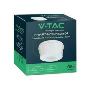 V-TAC VT-81000 Decken-Bewegungsmelder, 360°, Ø103 mm, max. 1000 W LED, Weiß small 5