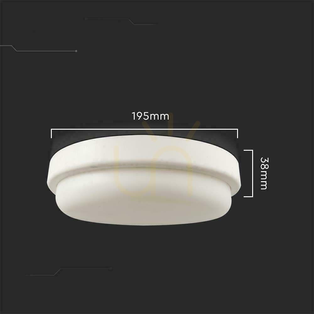Anzeige V-TAC 18W LED Plafond Rund 195x38mm IP54 VT-8096 6500K 1820lm V-TAC 18W LED Plafond Rund 195x38mm IP54 VT-8096 6500K 1820lm