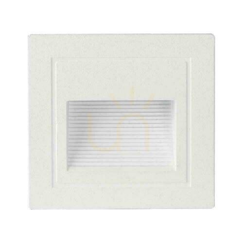 Prüfen V-TAC 5W LED Square White 230V VT-1129 3000K 380lm LED-Treppenleuchte.