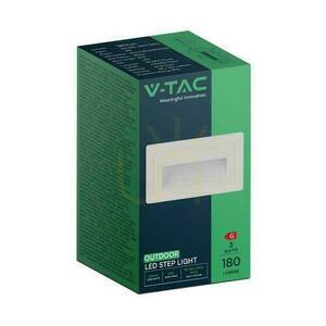 V-TAC 3W LED-Rechteck-Treppenleuchte Weiß 230V VT-1130 3000K 180lm small 1