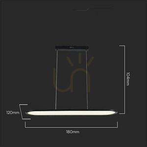 V-TAC 24W LED-Pendelleuchte Schwarz VT-7821 4000K 3000lm 1 V-TAC 24W LED-Pendelleuchte Schwarz VT-7821 4000K 3000lm small 1