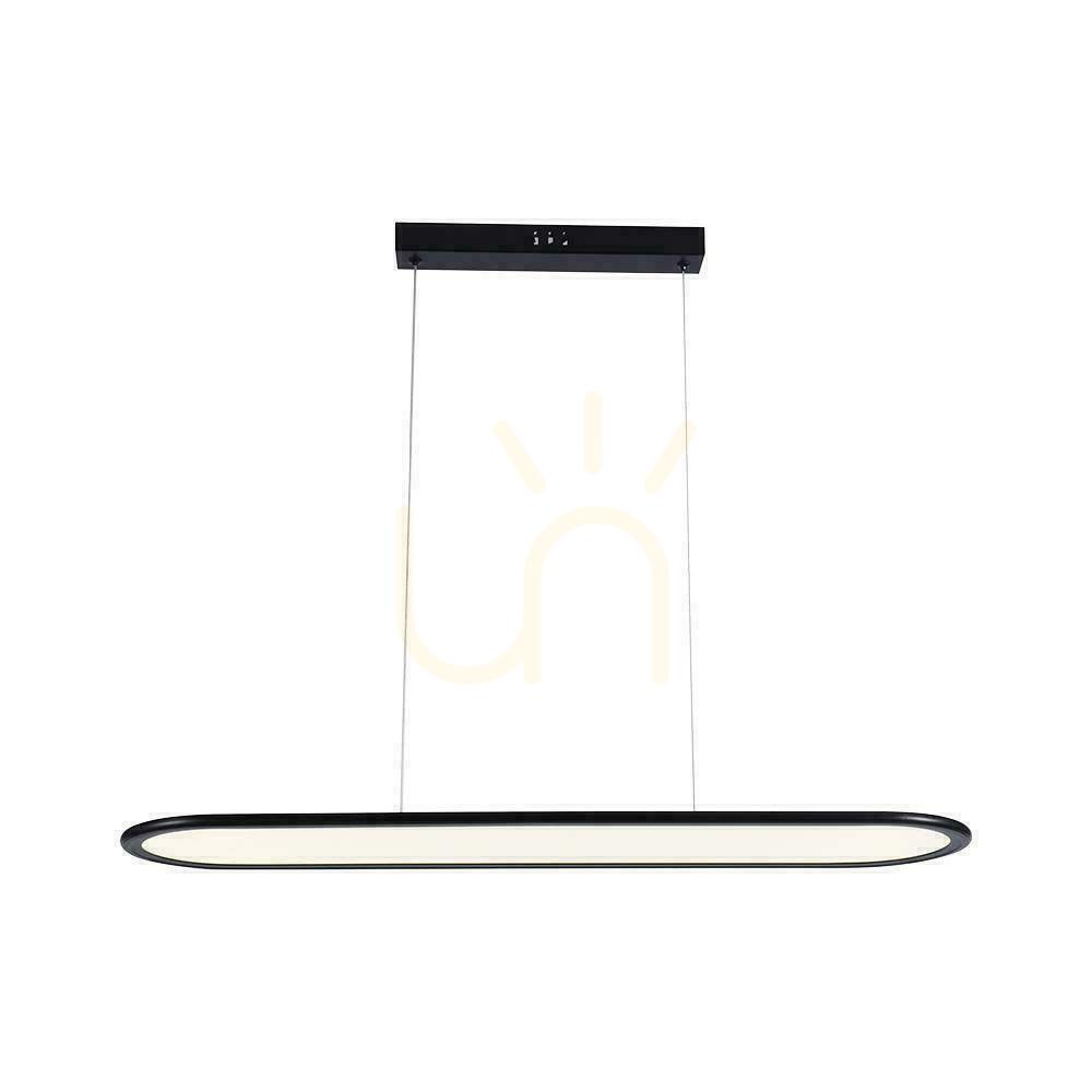 Prüfen V-TAC 24W LED-Pendelleuchte Schwarz VT-7821 4000K 3000lm V-TAC 24W LED-Pendelleuchte Schwarz VT-7821 4000K 3000lm
