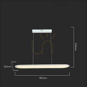 V-TAC 24W LED-Pendelleuchte Weiß VT-7821 4000K 3000lm 2 V-TAC 24W LED-Pendelleuchte Weiß VT-7821 4000K 3000lm small 2