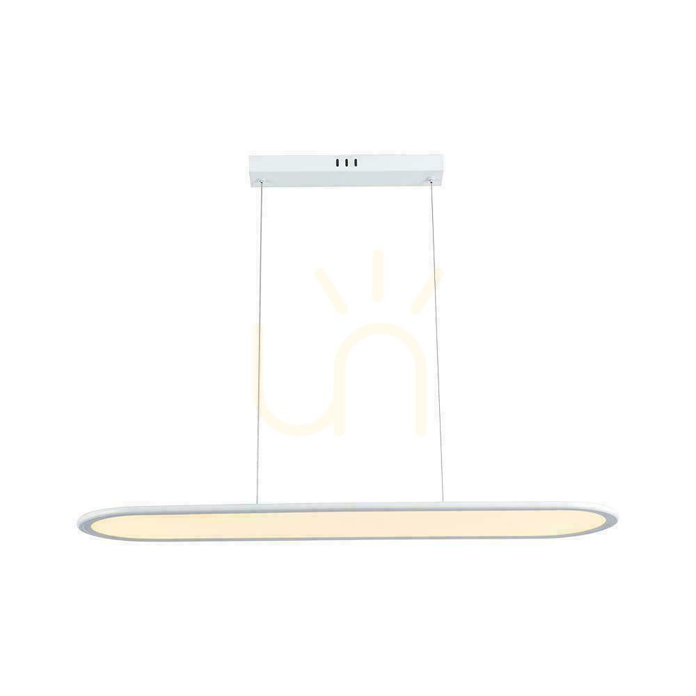 Prüfen V-TAC 24W LED-Pendelleuchte Weiß VT-7821 4000K 3000lm V-TAC 24W LED-Pendelleuchte Weiß VT-7821 4000K 3000lm