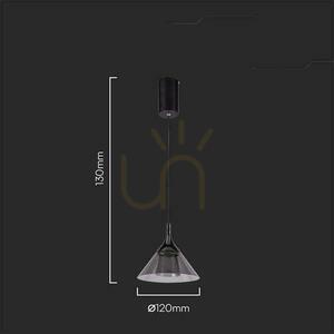 V-TAC 9W LED-Pendelleuchte Schwarz VT-7831 3000K 1000lm small 1