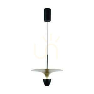 V-TAC 9W LED-Pendelleuchte Schwarz+Gold VT-7832 4000K 1000lm small 0