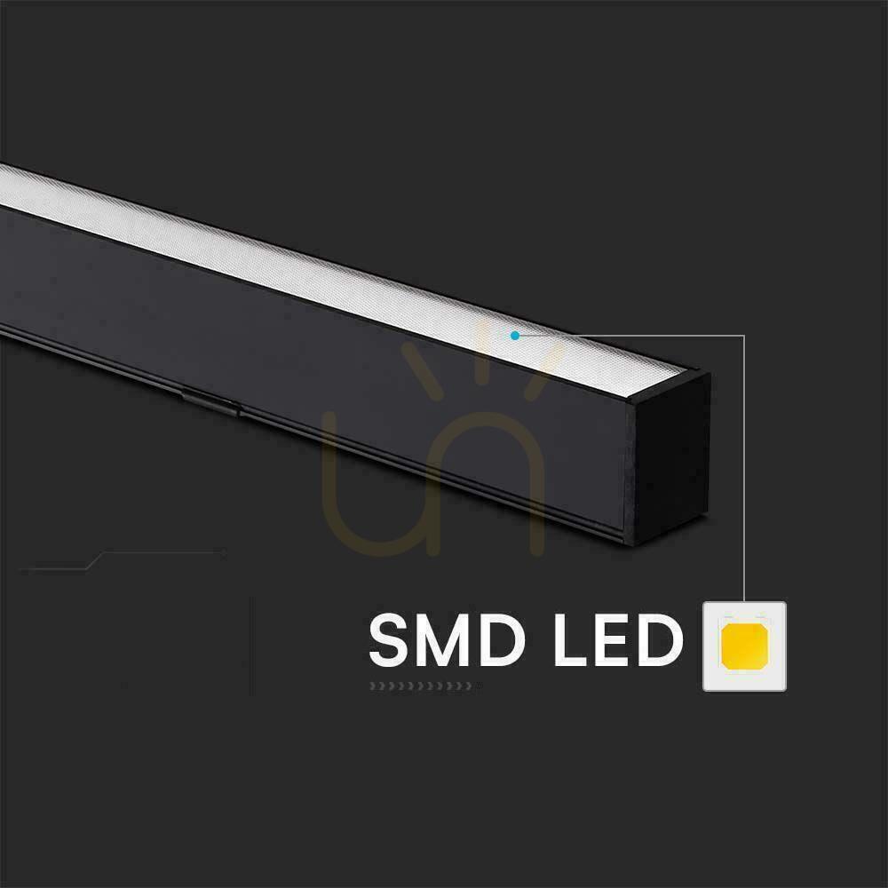 Aussicht V-TAC LED Linear SAMSUNG CHIP 40W CCT Abgependelt 120cm Schwarz VT-7-44 3000K+4000K+6400K 3400lm 5 Jahre Garantie V-TAC LED Linear SAMSUNG CHIP 40W CCT Abgependelt 120cm Schwarz VT-7-44 3000K+4000K+6400K 3400lm 5 Jahre Garantie
