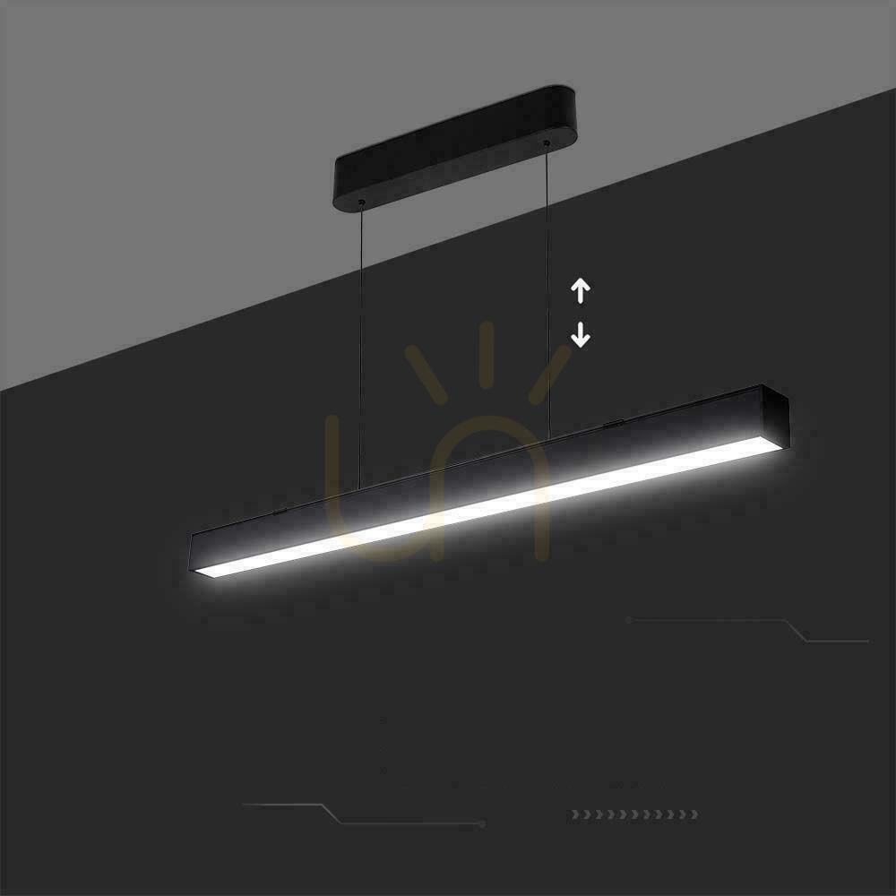 Anzeige V-TAC LED Linear SAMSUNG CHIP 40W CCT Abgependelt 120cm Schwarz VT-7-44 3000K+4000K+6400K 3400lm 5 Jahre Garantie V-TAC LED Linear SAMSUNG CHIP 40W CCT Abgependelt 120cm Schwarz VT-7-44 3000K+4000K+6400K 3400lm 5 Jahre Garantie