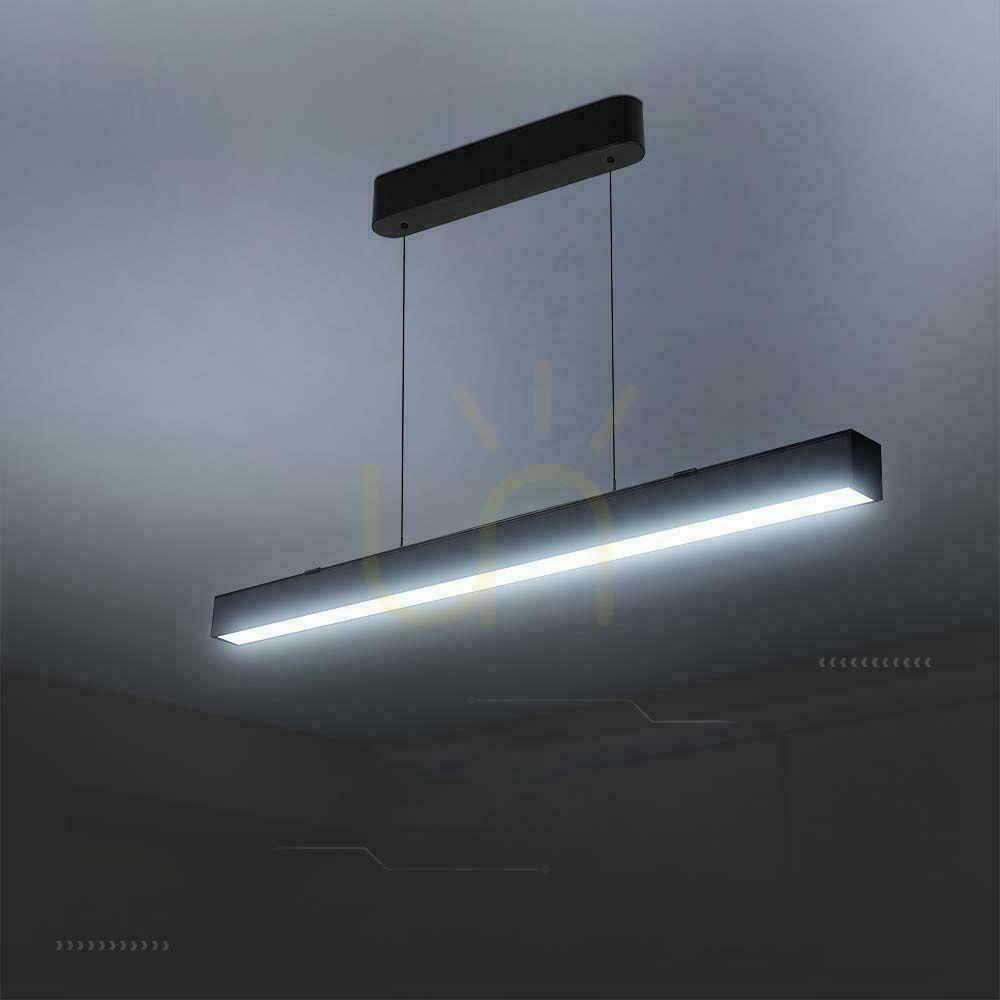 Zeige V-TAC LED Linear SAMSUNG CHIP 40W CCT Abgependelt 120cm Schwarz VT-7-44 3000K+4000K+6400K 3400lm 5 Jahre Garantie V-TAC LED Linear SAMSUNG CHIP 40W CCT Abgependelt 120cm Schwarz VT-7-44 3000K+4000K+6400K 3400lm 5 Jahre Garantie