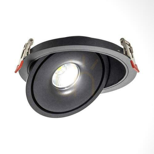 Prüfen V-TAC LED Downlight 12W LED COB CRI90+ CCT Schwarz VT-2512 3000K-4000K-6400K 785lm