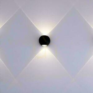 Wandmontage Top Down V-TAC 2W LED Leuchte IP54 Schwarz VT-2502 3000K 200lm small 6
