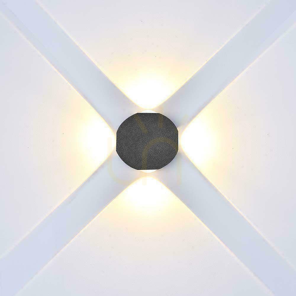 Anzeige Wandmontage Top Down V-TAC 4W LED Leuchte IP54 Schwarz VT-2544 3000K 390lm Wandmontage Top Down V-TAC 4W LED Leuchte IP54 Schwarz VT-2544 3000K 390lm