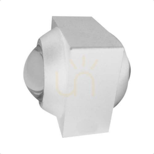 Prüfen Wandleuchte V-TAC 2W LED IP54 Weiß VT-2503 4000K 200lm mit Licht nach oben und unten