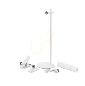 V-TAC 4-in-1 Schreibtischlampe 37cm Tapete Clip Taschenlampe 3W LED Weiß VT-7413 4000K 300lm 1 V-TAC 4-in-1 Schreibtischlampe 37cm Tapete Clip Taschenlampe 3W LED Weiß VT-7413 4000K 300lm small 1