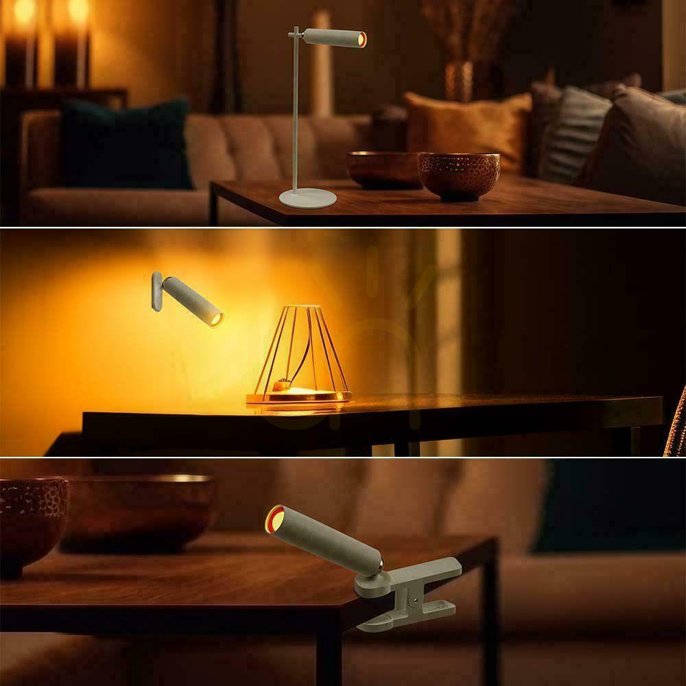 Zeige V-TAC 4-in-1 Schreibtischlampe 37cm Tapete Clip Taschenlampe 3W LED Weiß VT-7413 4000K 300lm V-TAC 4-in-1 Schreibtischlampe 37cm Tapete Clip Taschenlampe 3W LED Weiß VT-7413 4000K 300lm