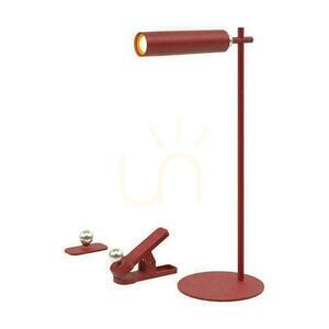 V-TAC 4-in-1 Schreibtischlampe 37cm Tapete Clip Taschenlampe 3W LED Rot VT-7413 4000K 300lm small 1