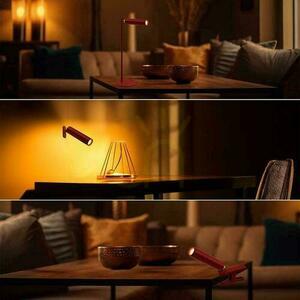 V-TAC 4-in-1 Schreibtischlampe 37cm Tapete Clip Taschenlampe 3W LED Rot VT-7413 4000K 300lm small 6