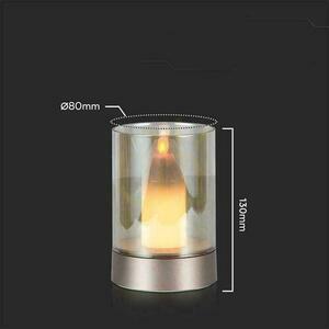V-TAC Kerzenlicht Nachtlicht 3W LED Ladegerät USB Dimmbar Gold VT-7564 3000K 110lm. 2 V-TAC Kerzenlicht Nachtlicht 3W LED Ladegerät USB Dimmbar Gold VT-7564 3000K 110lm. small 2