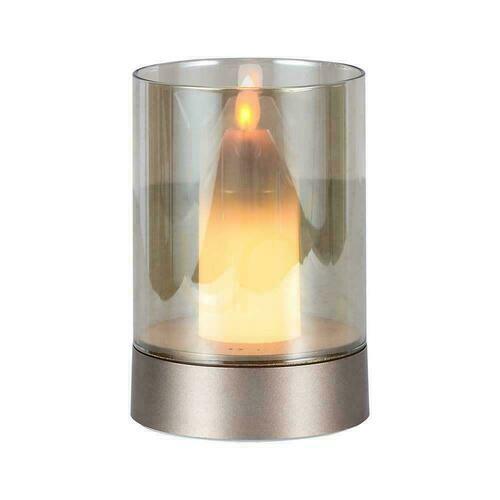 Prüfen V-TAC Kerzenlicht Nachtlicht 3W LED Ladegerät USB Dimmbar Gold VT-7564 3000K 110lm.