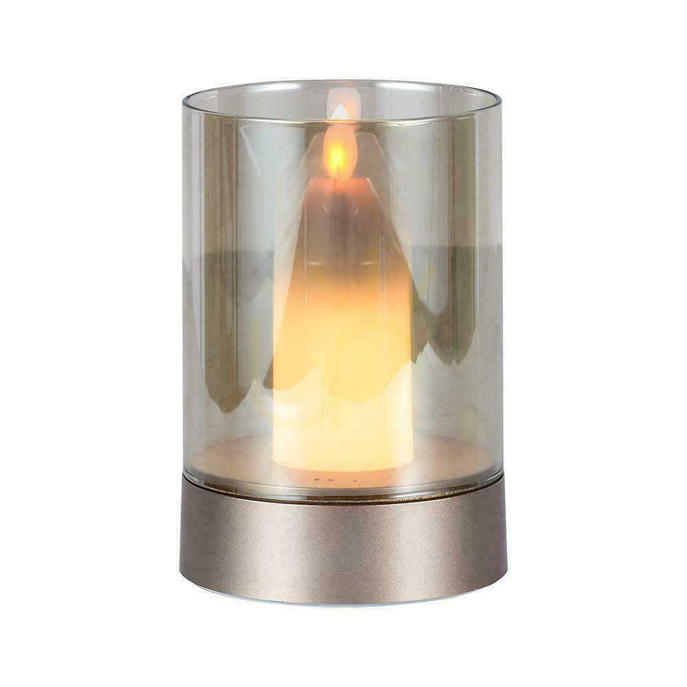 Prüfen V-TAC Kerzenlicht Nachtlicht 3W LED Ladegerät USB Dimmbar Gold VT-7564 3000K 110lm. V-TAC Kerzenlicht Nachtlicht 3W LED Ladegerät USB Dimmbar Gold VT-7564 3000K 110lm.