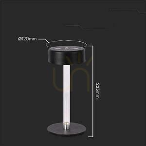 V-TAC 3W LED Nachttischlampe 23cm USB Aufladung CCT Dimmbar Schwarz VT-7567 3000K-6000K 210lm small 2