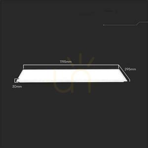 V-TAC LED Panel 40W 1200x300 LED Hintergrundbeleuchtung 30mm 120Lm/W VT-61140 6500K 4800lm. 1 V-TAC LED Panel 40W 1200x300 LED Hintergrundbeleuchtung 30mm 120Lm/W VT-61140 6500K 4800lm. small 1