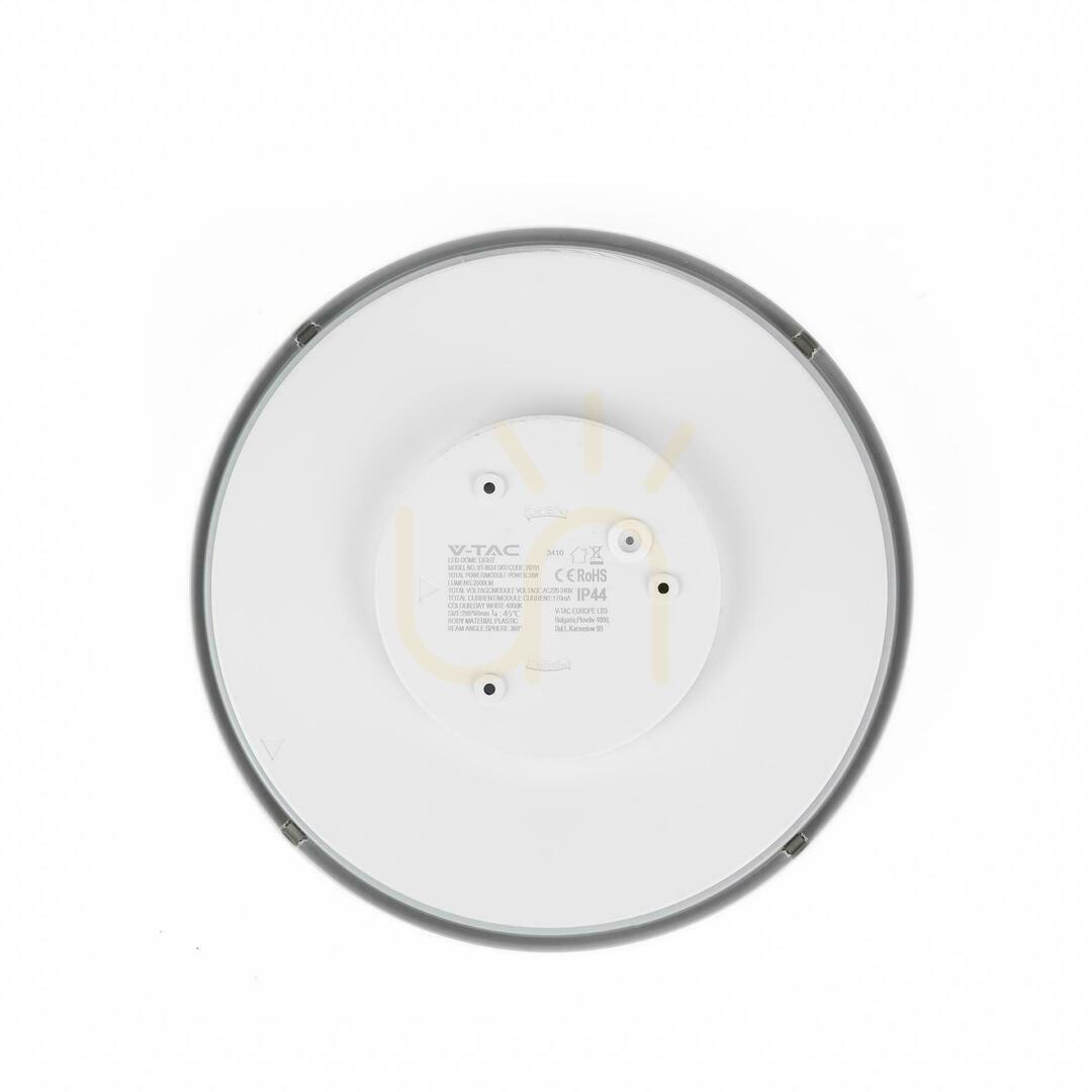 Aussicht Plafond V-TAC 36W LED Rund 35cm Aufbaustrahler IP44 Weiß VT-8630 6500K 3820lm. Plafond V-TAC 36W LED Rund 35cm Aufbaustrahler IP44 Weiß VT-8630 6500K 3820lm.