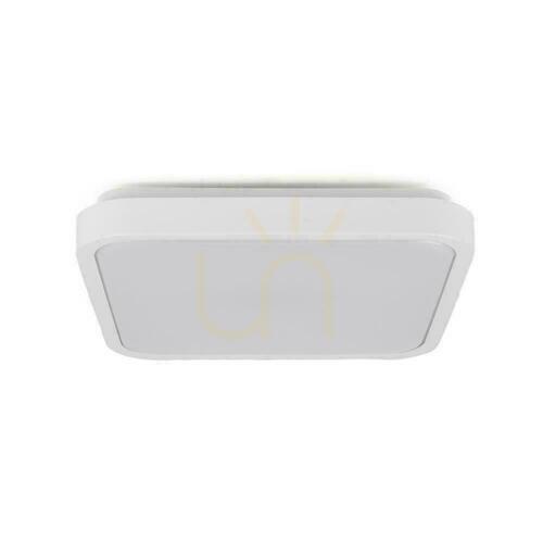 Prüfen Plafond V-TAC 18W LED Quadrat 25x25cm Aufputz IP44 Weiß VT-8618 4000K 1830lm