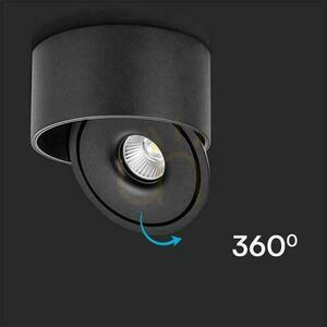 Anbaudownlight V-TAC 20W Tilt CRI90 CCT Schwarz VT-2825 3000K-4000K-6400K 1408lm. small 10