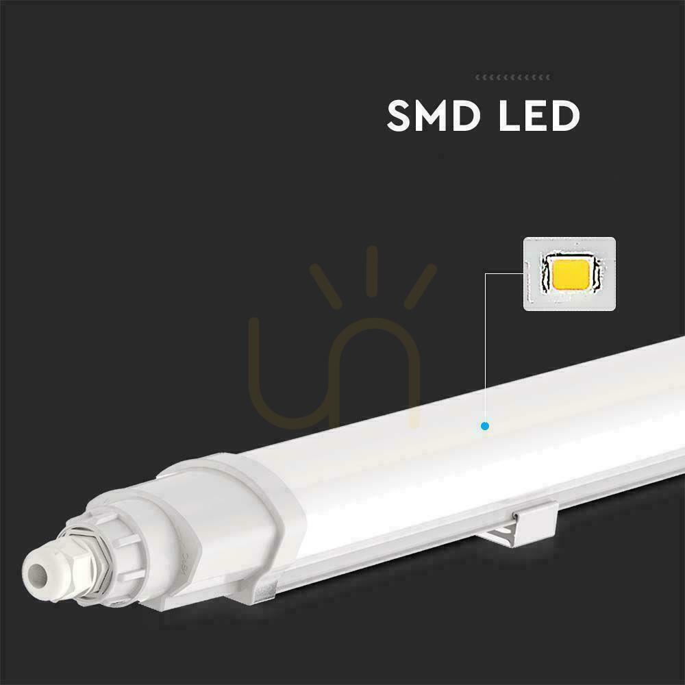 Anzeige Hermetische LED-Leuchte V-TAC WP LINKABLE 150cm VT-80150 4000K 5200lm Hermetische LED-Leuchte V-TAC WP LINKABLE 150cm VT-80150 4000K 5200lm