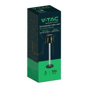 V-TAC 3W LED Charging Dimmable Nightstand Desk Lamp Black VT-7576 3000K 310lm. 5 V-TAC 3W LED Charging Dimmable Nightstand Desk Lamp Black VT-7576 3000K 310lm. small 5