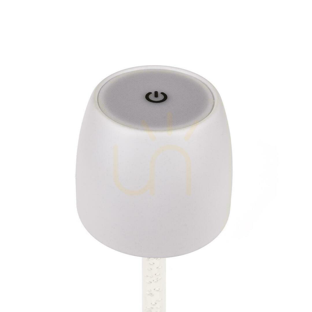Aussicht V-TAC 3W LED-Schreibtisch Nachtlicht Ladegerät Dimmbar Weiß VT-7576 3000K 310lm. V-TAC 3W LED-Schreibtisch Nachtlicht Ladegerät Dimmbar Weiß VT-7576 3000K 310lm.