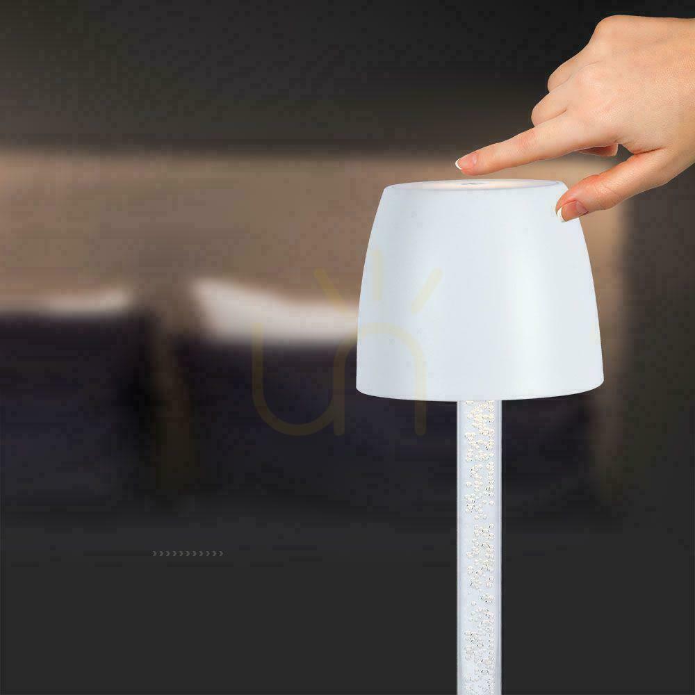 Aussicht V-TAC 3W LED-Schreibtisch Nachtlicht Ladegerät Dimmbar Weiß VT-7576 3000K 310lm. V-TAC 3W LED-Schreibtisch Nachtlicht Ladegerät Dimmbar Weiß VT-7576 3000K 310lm.