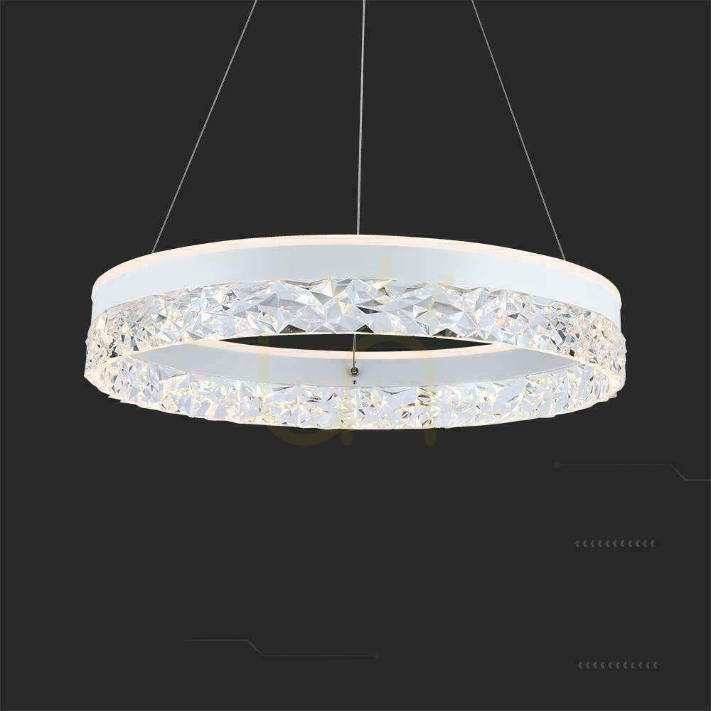 Vorschau V-TAC 25W LED-Pendelleuchte Weiß VT-7581 3000K 3000lm V-TAC 25W LED-Pendelleuchte Weiß VT-7581 3000K 3000lm