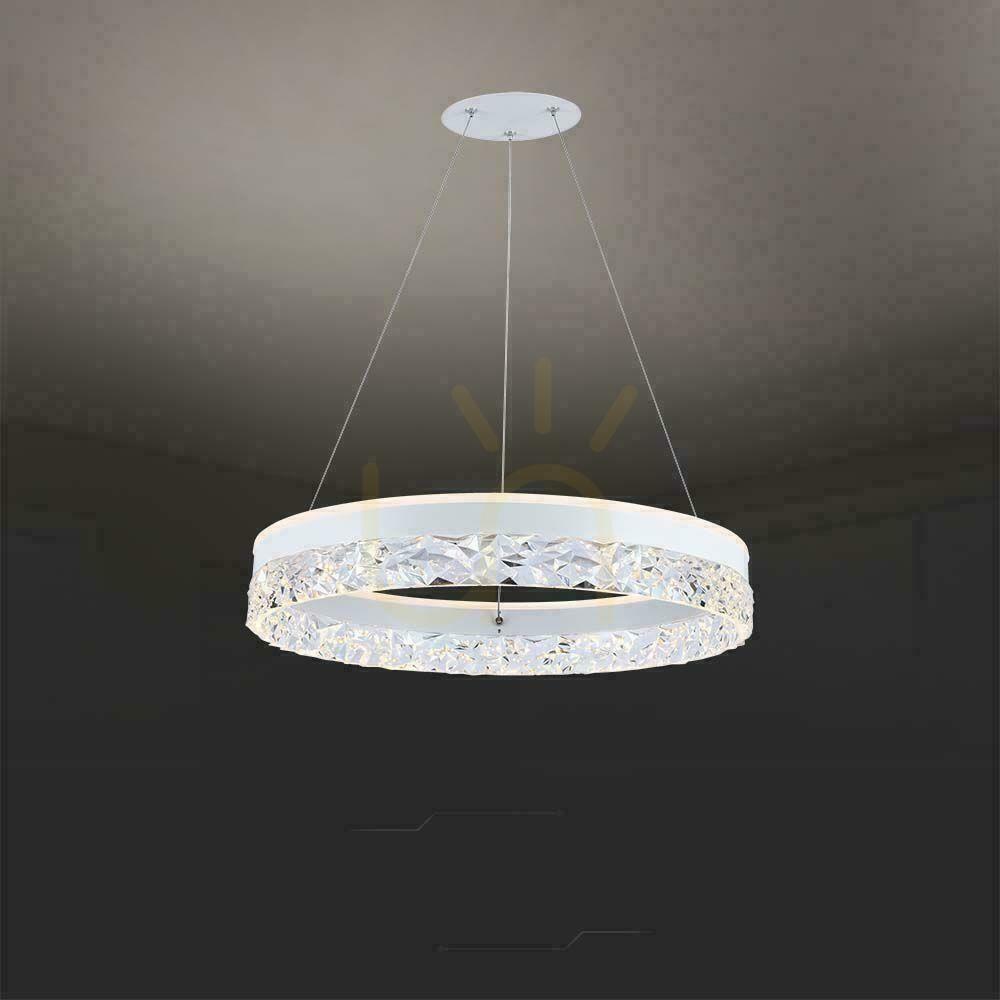 Anzeige V-TAC 25W LED-Pendelleuchte Weiß VT-7581 3000K 3000lm V-TAC 25W LED-Pendelleuchte Weiß VT-7581 3000K 3000lm