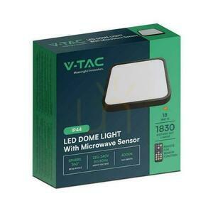Plafond V-TAC 18W LED Quadratisch 30x30cm Aufputz Pilot Bewegungsmelder IP44 Schwarz VT-8618S 4000K 1830lm 4 Plafond V-TAC 18W LED Quadratisch 30x30cm Aufputz Pilot Bewegungsmelder IP44 Schwarz VT-8618S 4000K 1830lm small 4