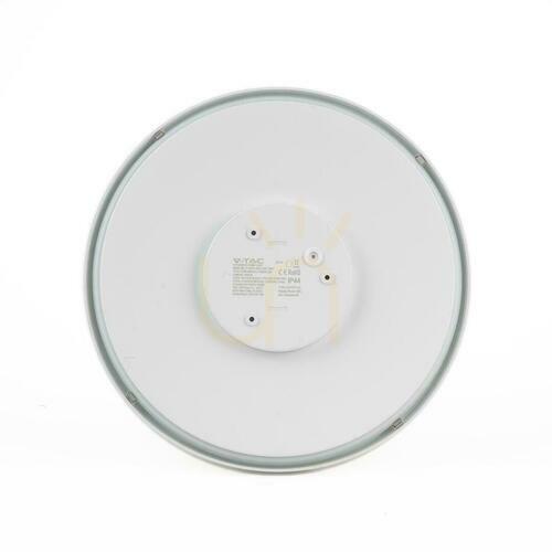 Prüfen Weiße V-TAC VT-8624S LED-Deckenleuchte mit Bewegungsmelder und Fernbedienung, IP44, 24 W, 35 cm