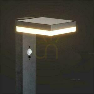 V-TAC 80cm Solar Gartenmast 5.5W LED IP54 Quadratisch Schwarz VT-1167 3000K 220lm 3 Jahre Garantie small 1