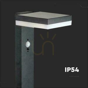 V-TAC 80cm Solar Gartenmast 5.5W LED IP54 Quadratisch Schwarz VT-1167 3000K 220lm 3 Jahre Garantie small 2