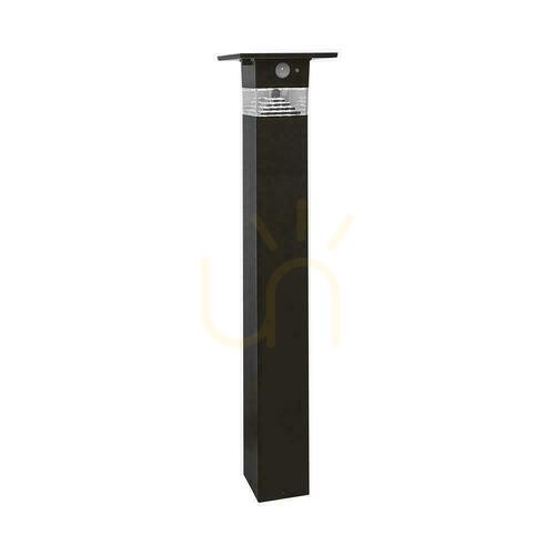 Prüfen V-TAC 80cm Solar Gartenmast 5.5W LED IP54 Schwarz VT-1170 3000K 250lm 3 Jahre Garantie