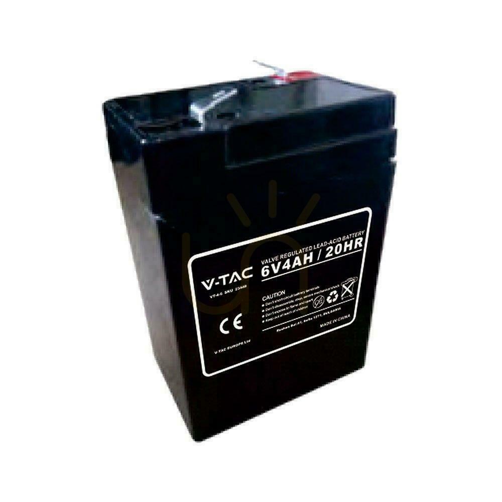 Prüfen 4AH V-TAC T1 70x47x101(107)mm VT-4-6 Wartungsfreie Gel-Batterie 5 Jahre Garantie 4AH V-TAC T1 70x47x101(107)mm VT-4-6 Wartungsfreie Gel-Batterie 5 Jahre Garantie