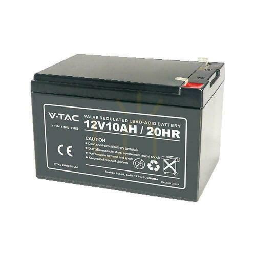 Prüfen 10AH V-TAC T2 Wartungsfreie Gel-Batterie 178x35x60(67)mm VT-10-12 5 Jahre Garantie